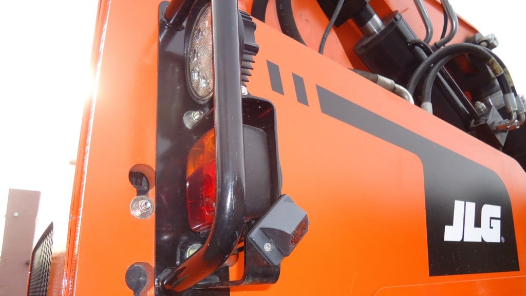 JLG Skytrack multi-reverse camera system mounted on a machine