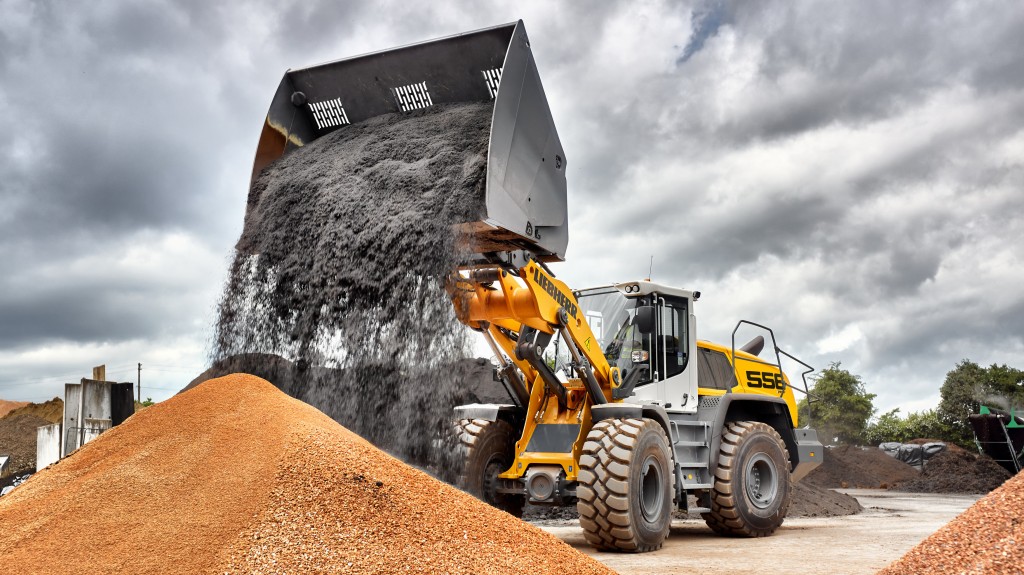 liebherr wheel loader l556 xpower high dump bucket