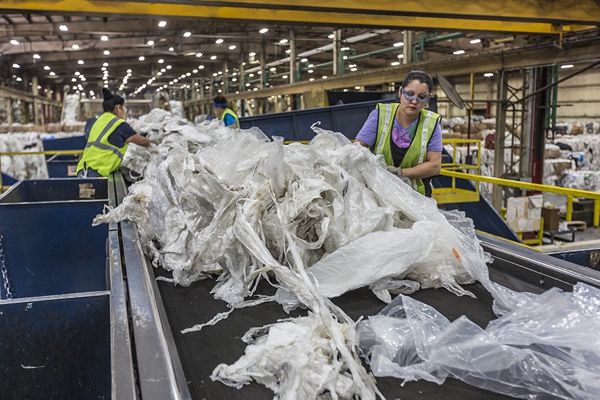 NexTrex program has collected one billion pounds of post-consumer plastic film for decking made from 95% recycled materials