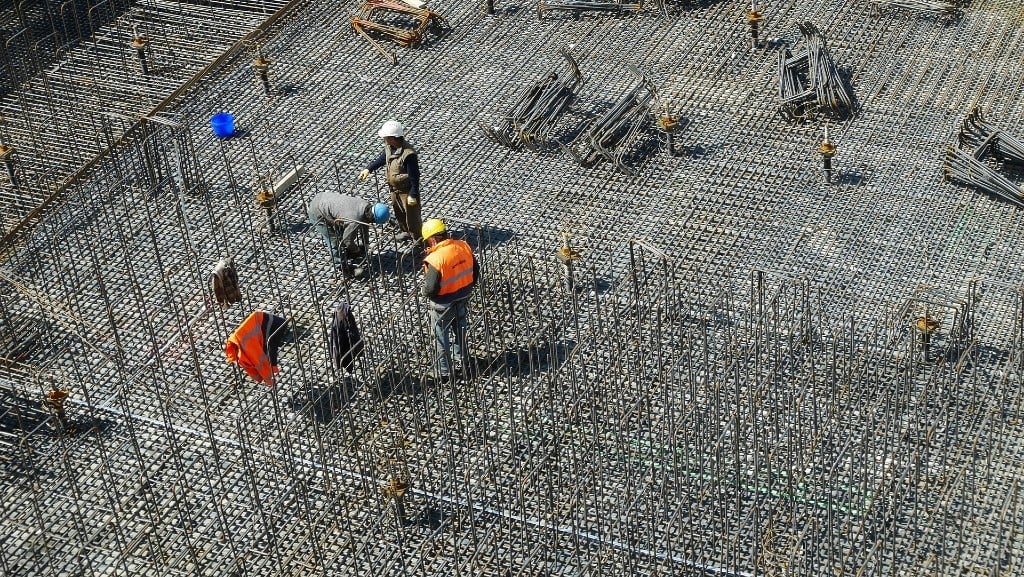 workers on a job site