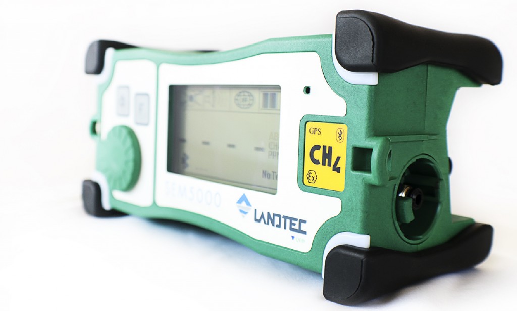 The LANDTEC SEM5000 methane (CH4) detector The LANDTEC SEM5000 methane (CH4) detector