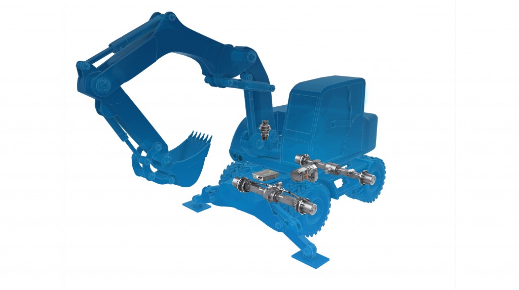 ZF launches first pilot project for electrified mobile excavator drivetrain