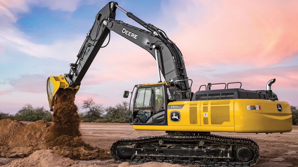 The 350G LC John Deere excavator