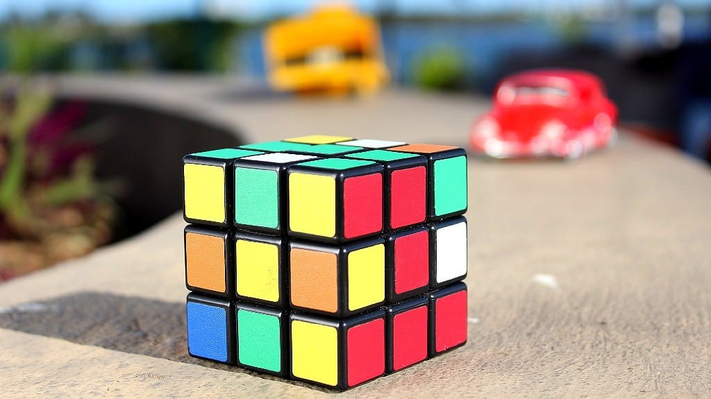 a Rubik's cube