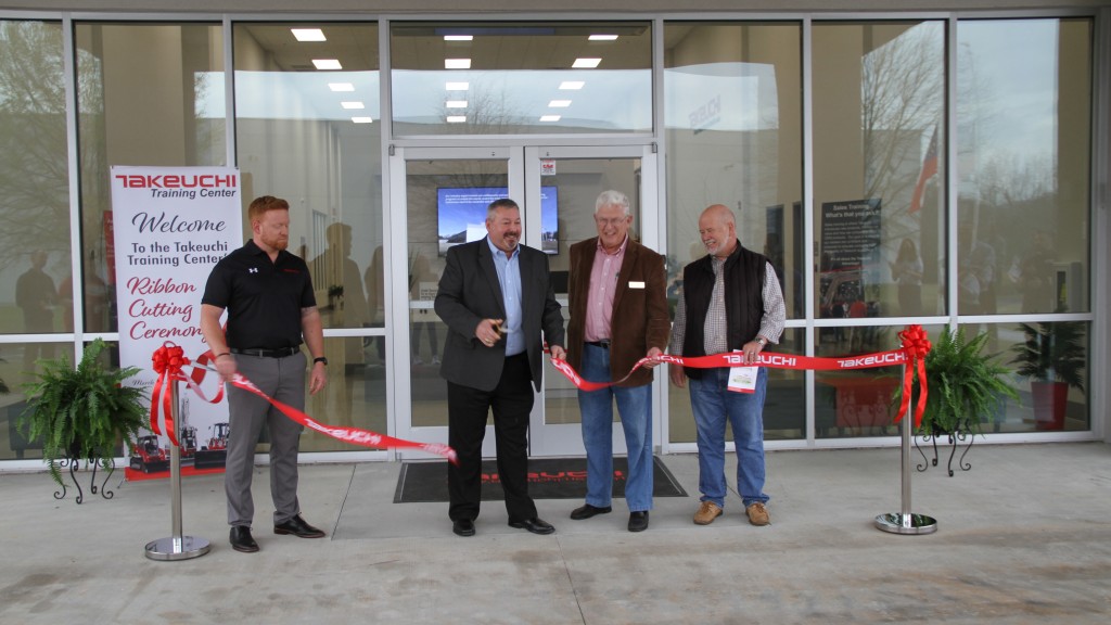 Takeuchi ribbon cutting ceremony and open house