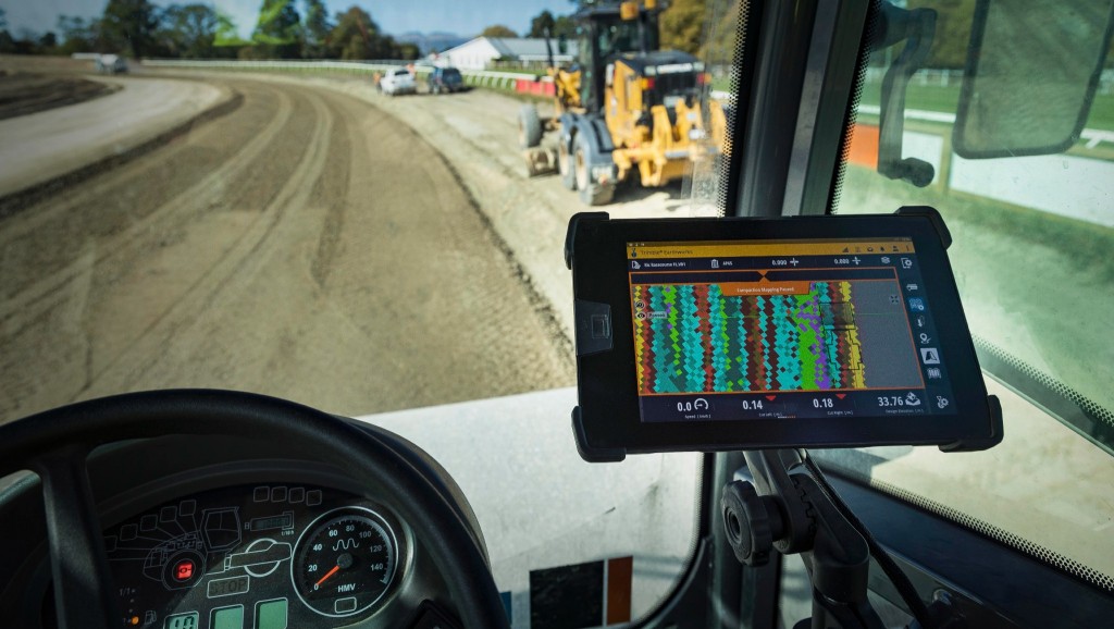 trimble t100-tablet with siteworks