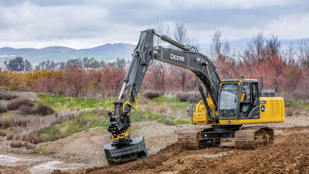 John Deere 210 LG excavator