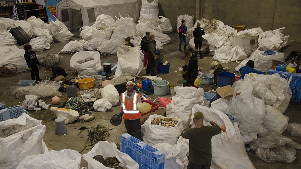 Ocean Legacy debris sorting