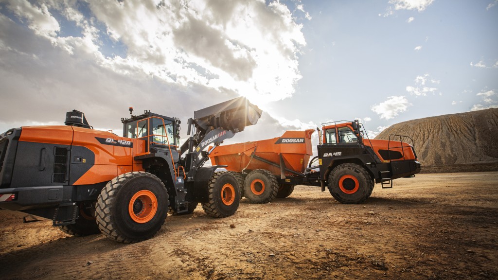 Doosan introduces next-generation wheel loaders in North America