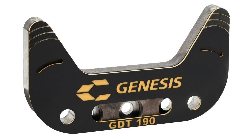 Genesis build-up templates indicate wear levels on demolition attachment teeth