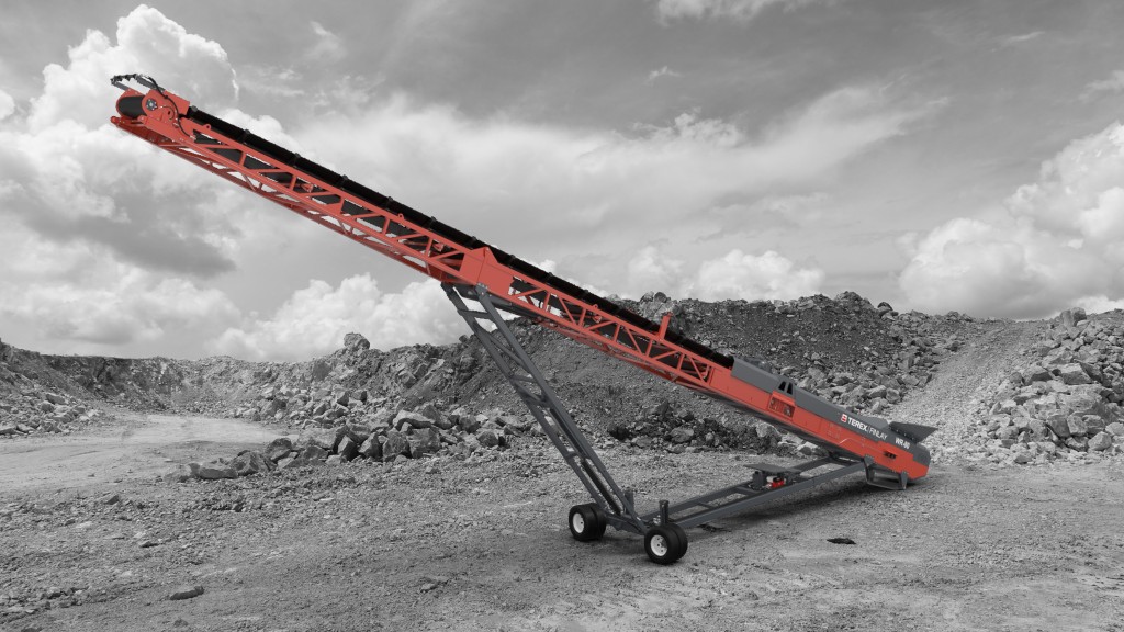 Terex Finlay launches new wheeled radial stockpiling conveyor