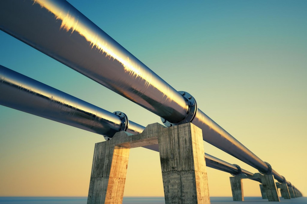 pipeline stock image