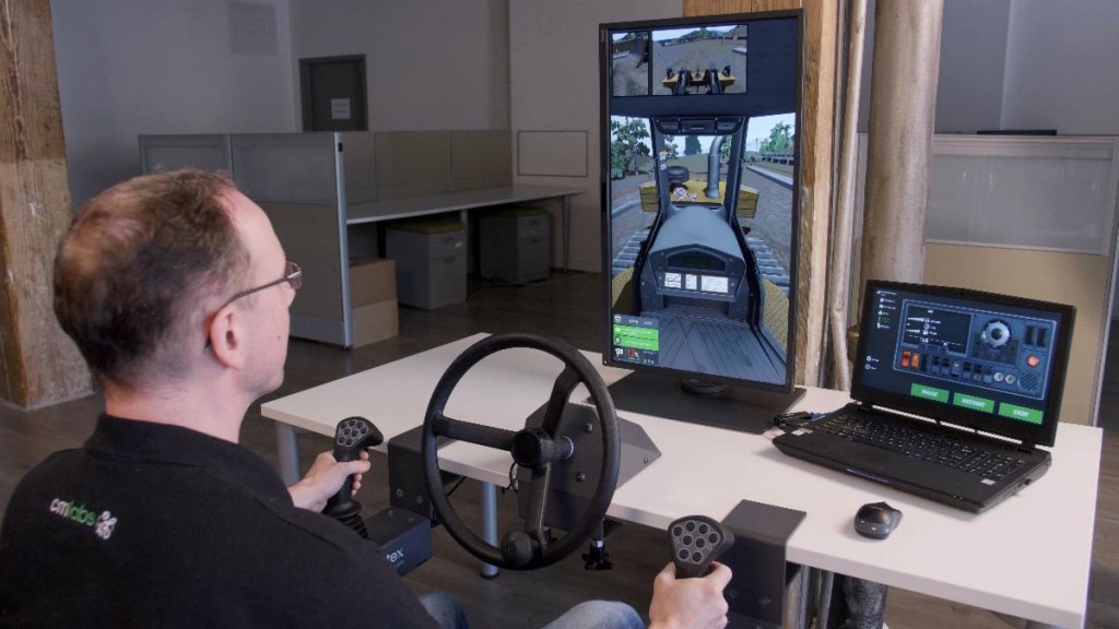 CM Labs’ portable desktop simulator makes heavy equipment training accessible everywhere
