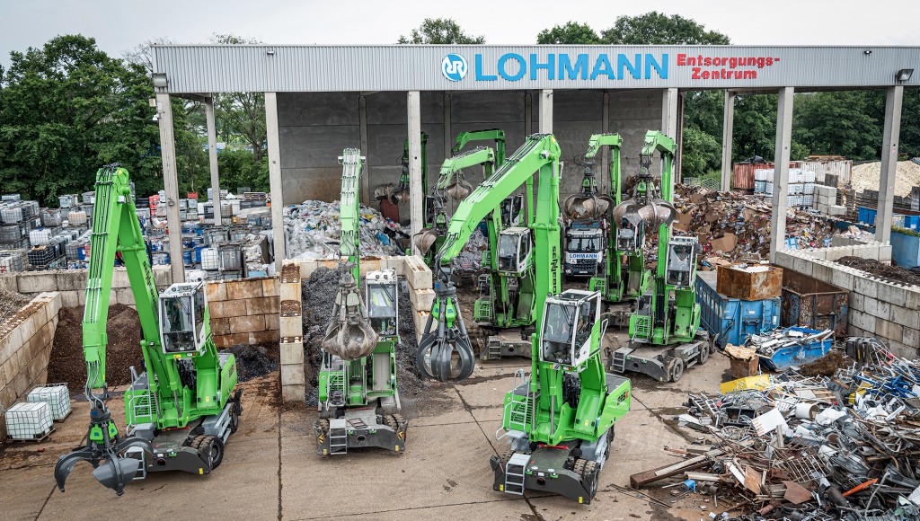Lohmann adds three new Sennebogen handlers to keep up with pandemic-related increases in waste