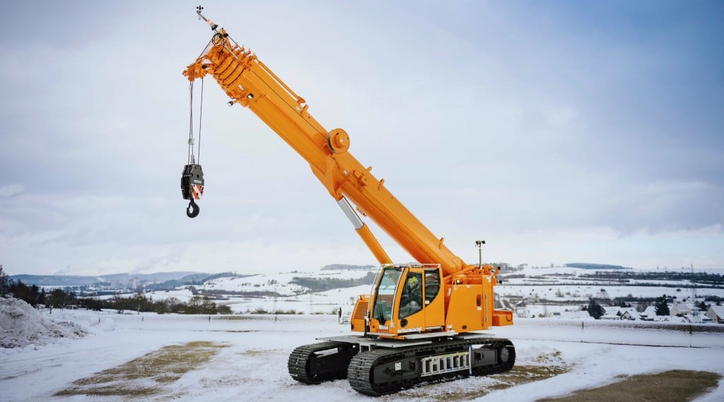 liebherr ltr1040 telescopic crawler crane