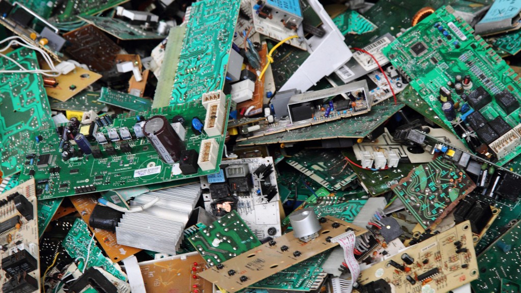 E-scrap recycling material