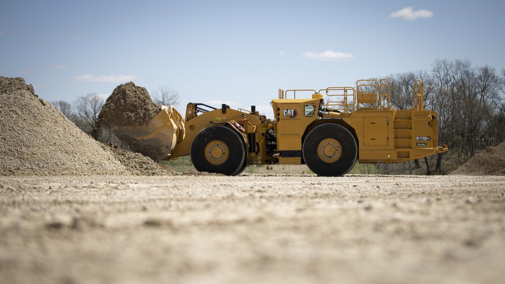 caterpillar r1700 xe 380 battery electric vehicle