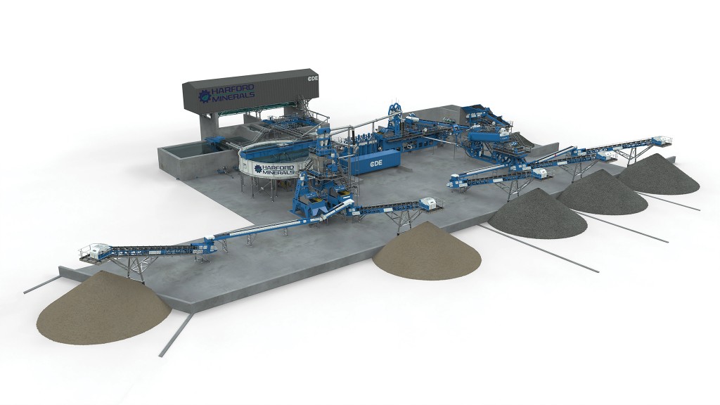 CDE wet processing plant schematic