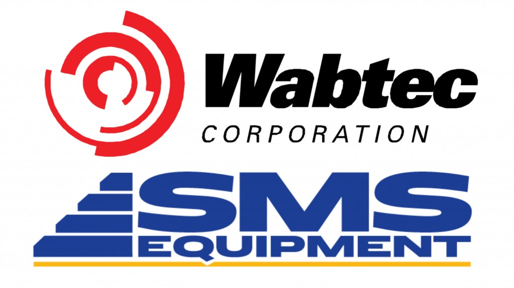 Wabtec and SMS Equipment logos