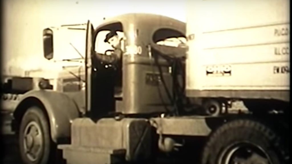 Watch: A look at driving big trucks in the 1950s