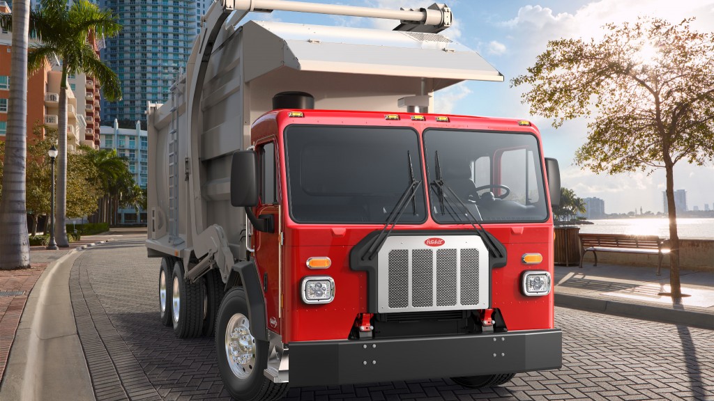Peterbilt medium-duty lineup now includes roll-off and electric-power configurations