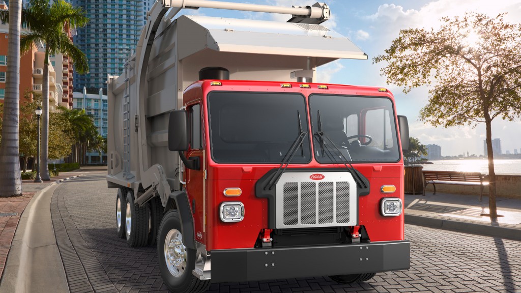 A Peterbilt Model 520 parked on a street