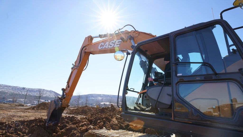 A OEM-Fit fitted excavator on the job site