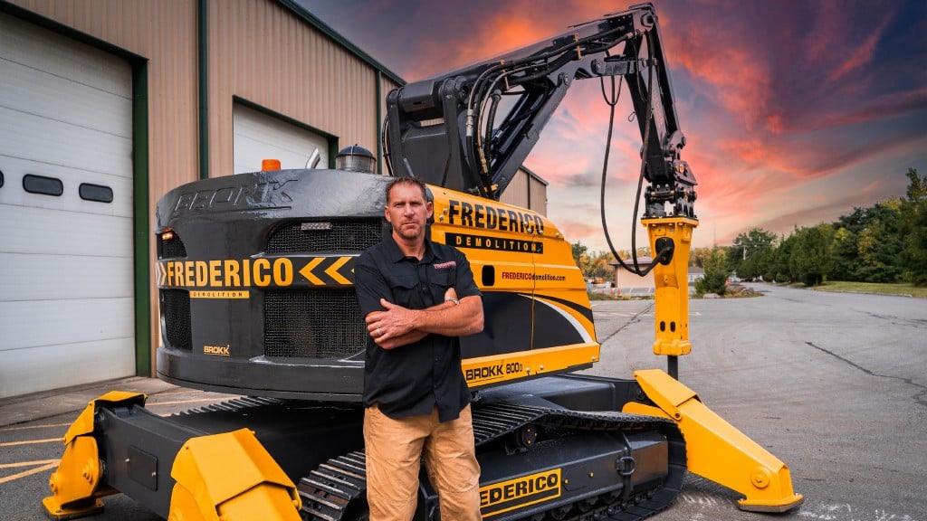 Largest demolition robot in North America now in operation