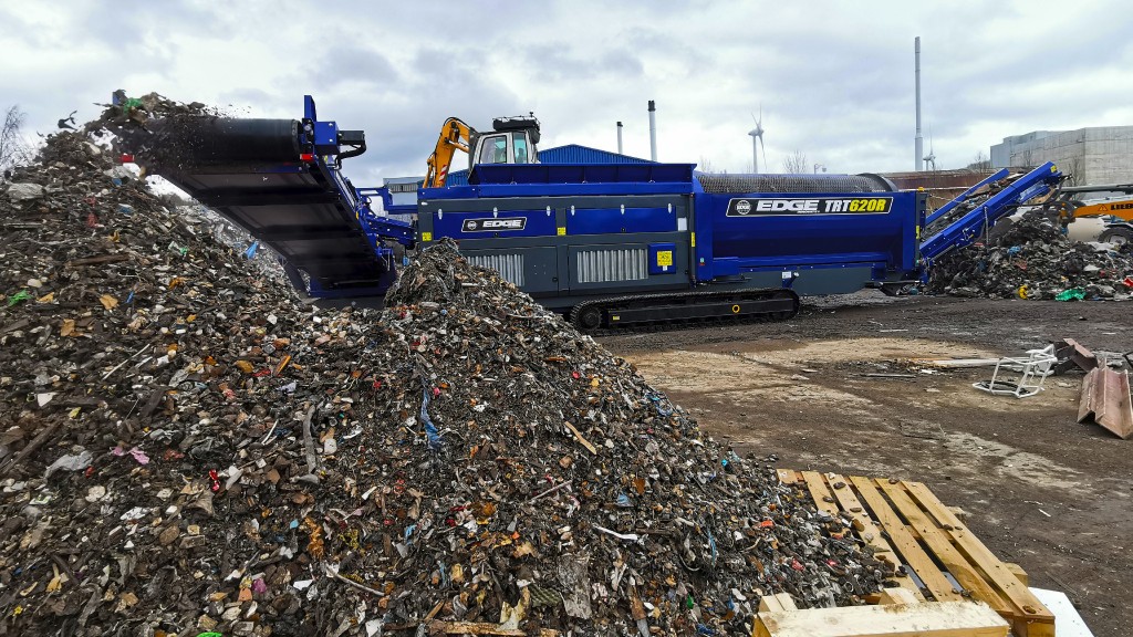 EDGE Innovate's new 620-class trommel provides screening efficiency for organics waste