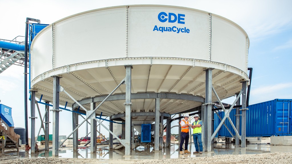 A CDE AquaCycle sand washing plant