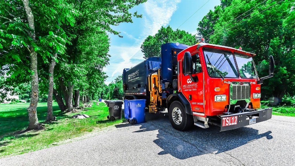 Willimantic waste collection  vehicle