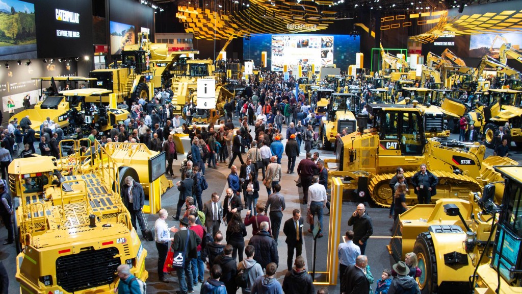 A previous Cat stand at bauma