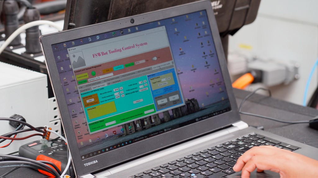 The FSWBot which has been designed and constructed by a team led by Forth, in Cumbria The FSWBot which has been designed and constructed by a team led by Forth, in Cumbria