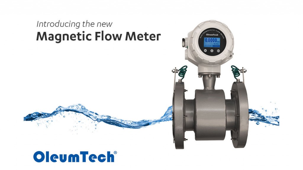 oleumtech new magnetic flow meter