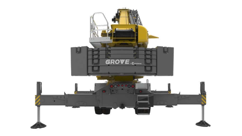 A Manitowoc Grove crane