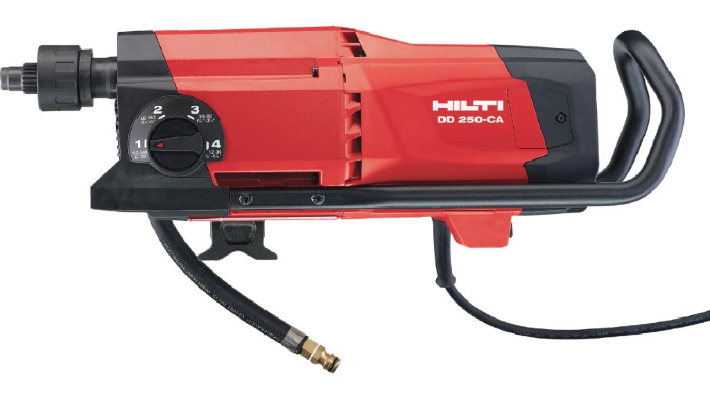 A Hilti diamond core drill