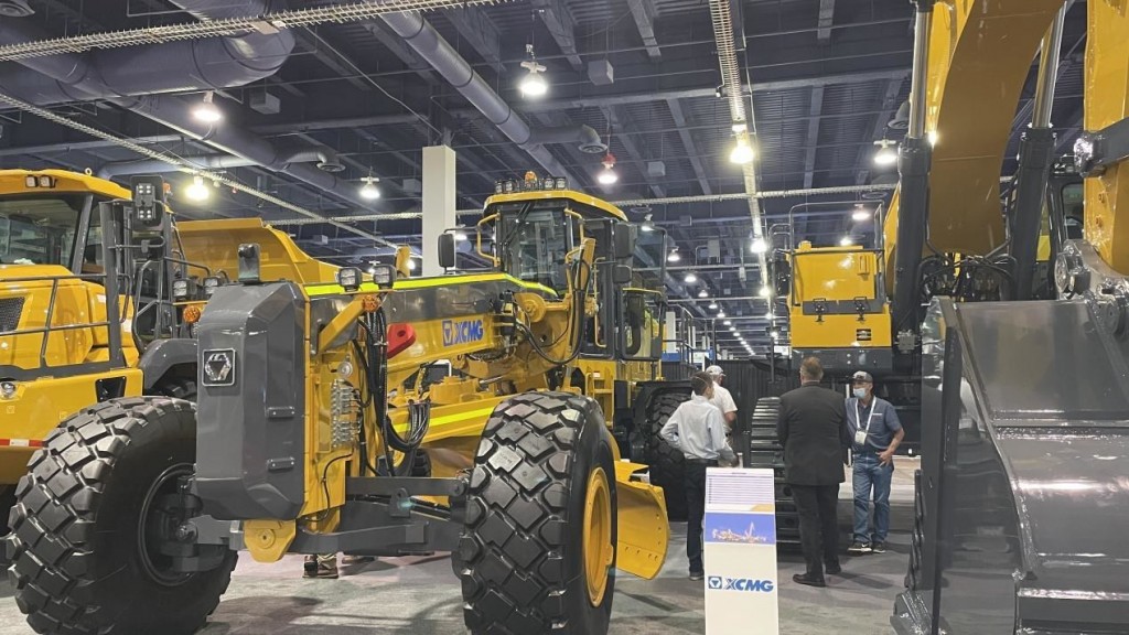 The XCMG MINExpo 2021 booth