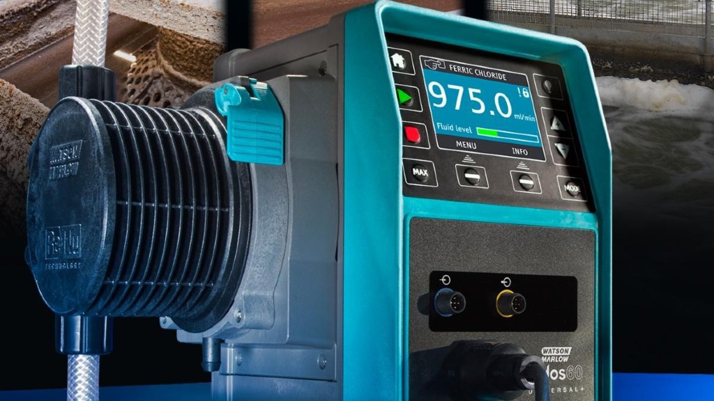 Chemical metering pumps fom Watson-Marlow feature four configurable outputs Chemical metering pumps fom Watson-Marlow feature four configurable outputs