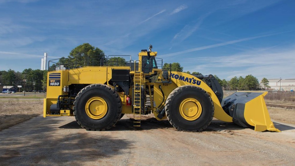 A Komatsu wheel loader