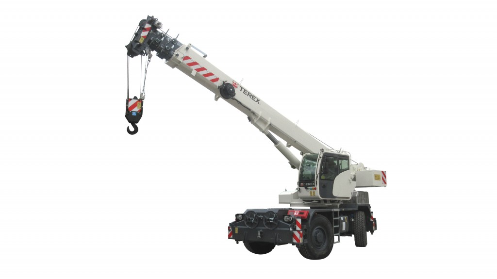 A rough terrain crane