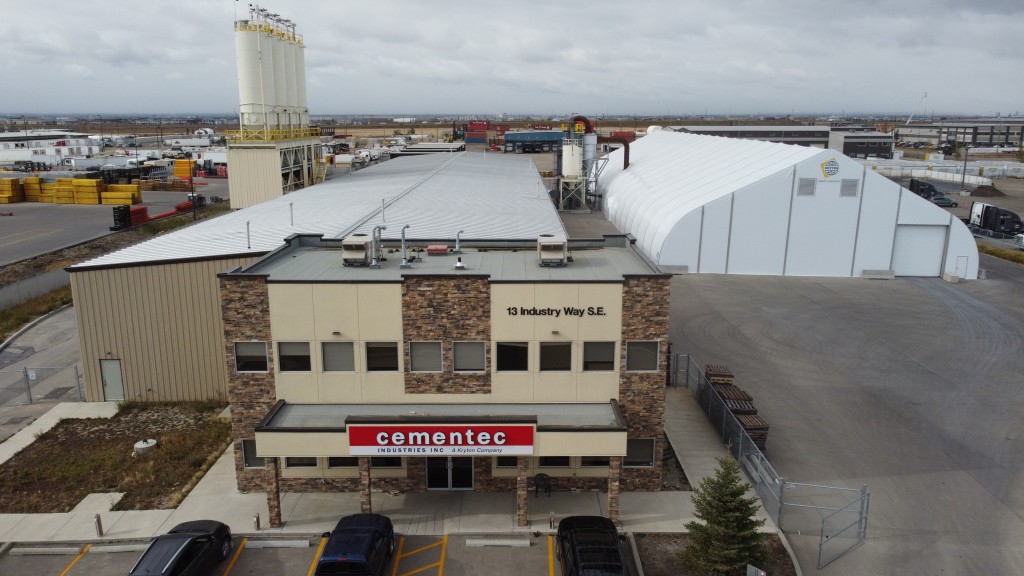 A manufacturing facility in Calgary