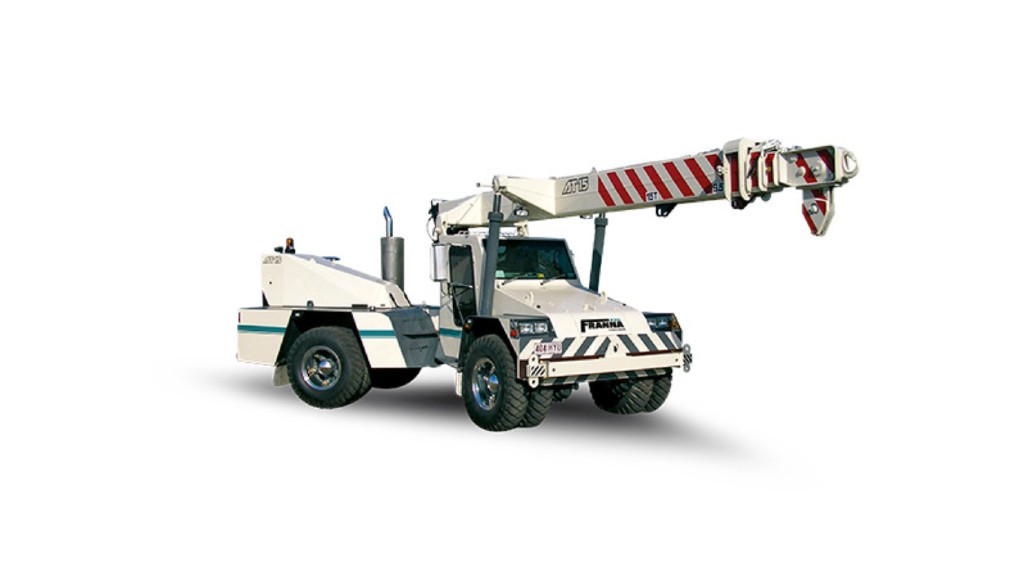 A Franna pick and carry crane