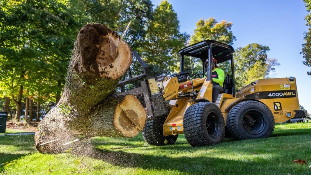 New Rayco articulated wheel loader designed for landscaping