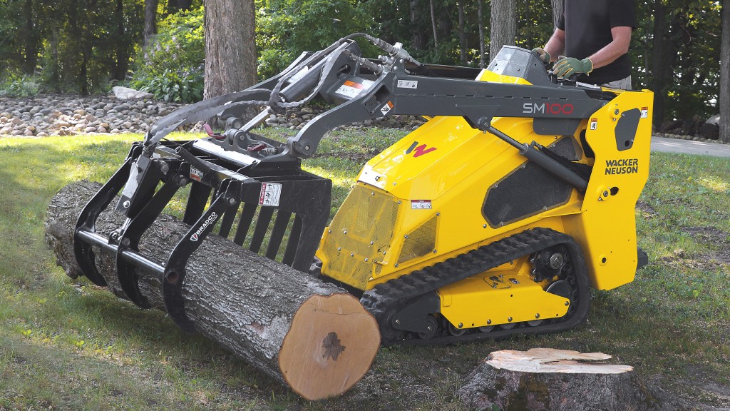 A Waker Neuson SM100 utility track loader