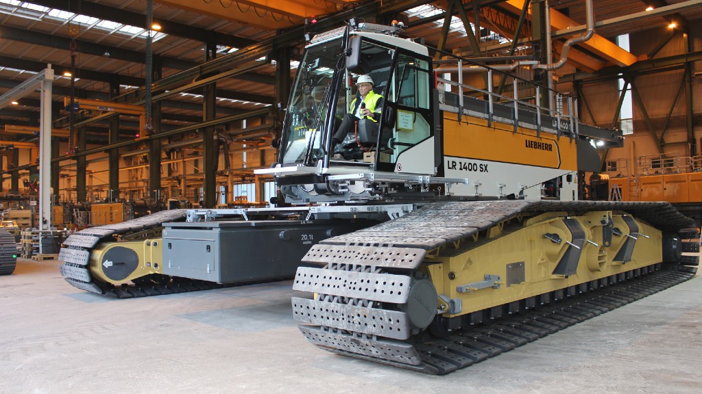 Updates add safety on and around new Liebherr crawler crane