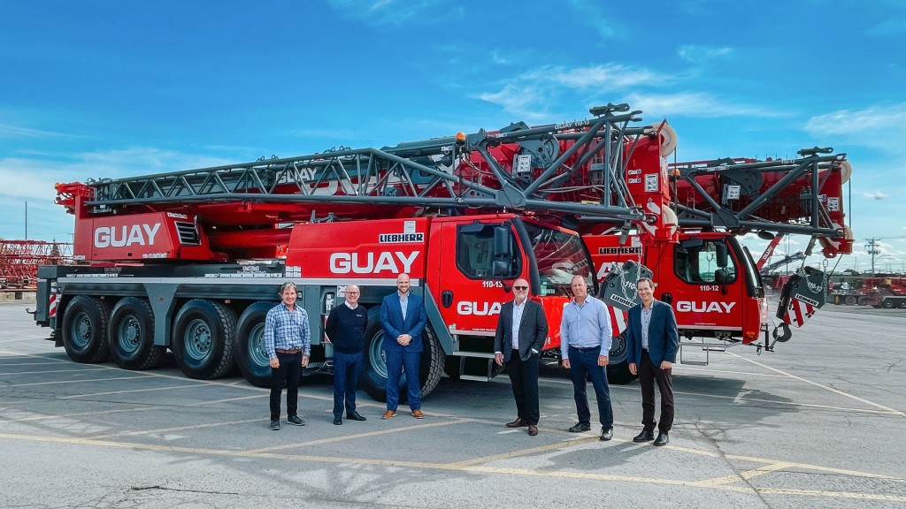 Crane contractor Guay receives two unique Liebherr mobile cranes