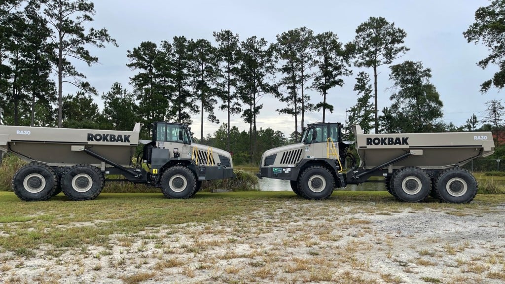 Easton Sales and Rentals delivers first Rokbak articulated haulers