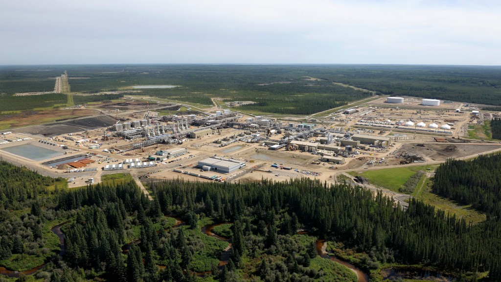 A view of a Cenovus oil sands operation