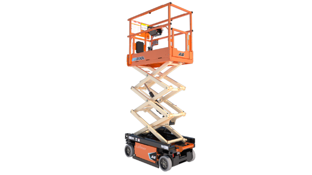 An electric scissor lift model photo