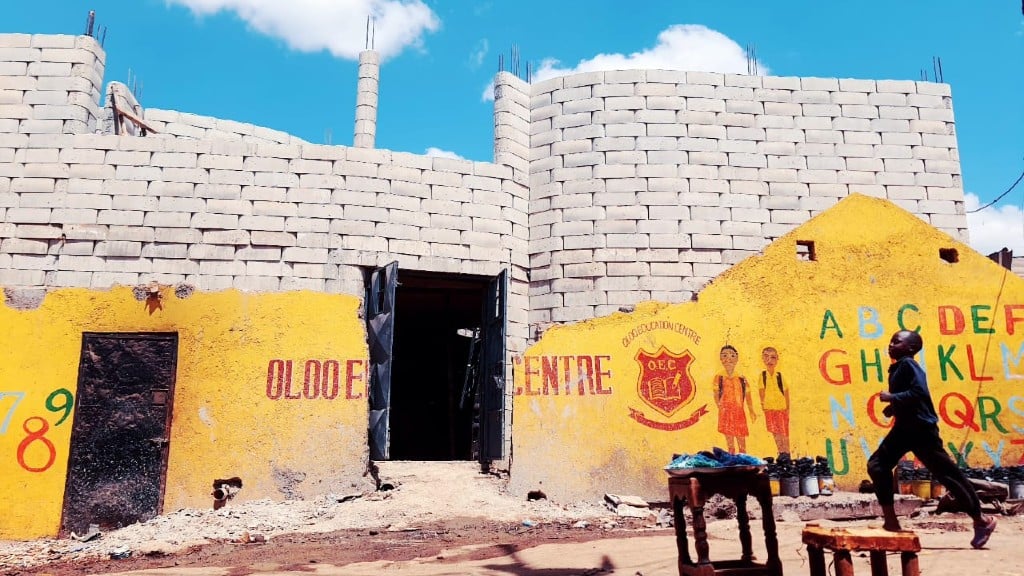 A concrete building built using TwistBlock Moulds